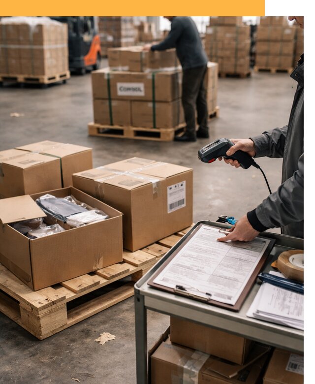 Сборные грузы из Китая: доставка, склад и таможня от 18236