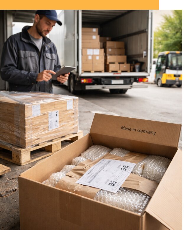 Доставка грузов из Германии от 45590 руб с таможенным оформлением