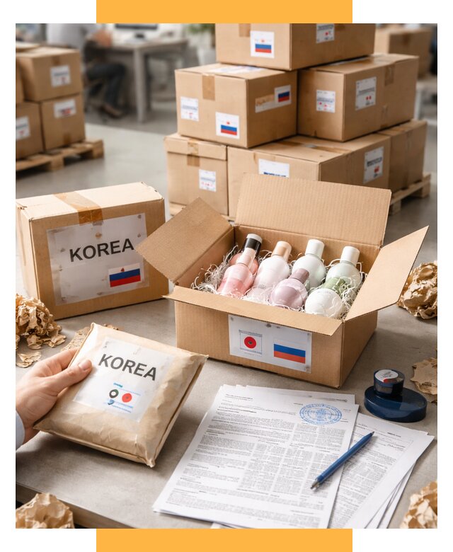 Доставка косметики из Кореи от 8611 р. под ключ | СетСервис-Нгн