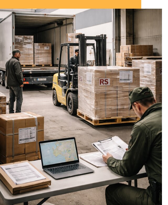 Доставка грузов в Сербию от 45590 руб, международные перевозки