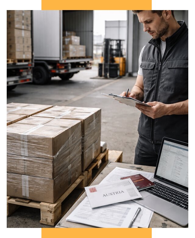 Доставка в Австрию от 65852 р. Логистика и экспорт СетСервис-Нгн