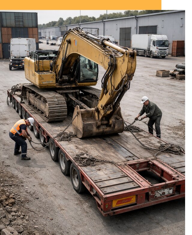 Перевозка спецтехники по России и миру от 45590 руб