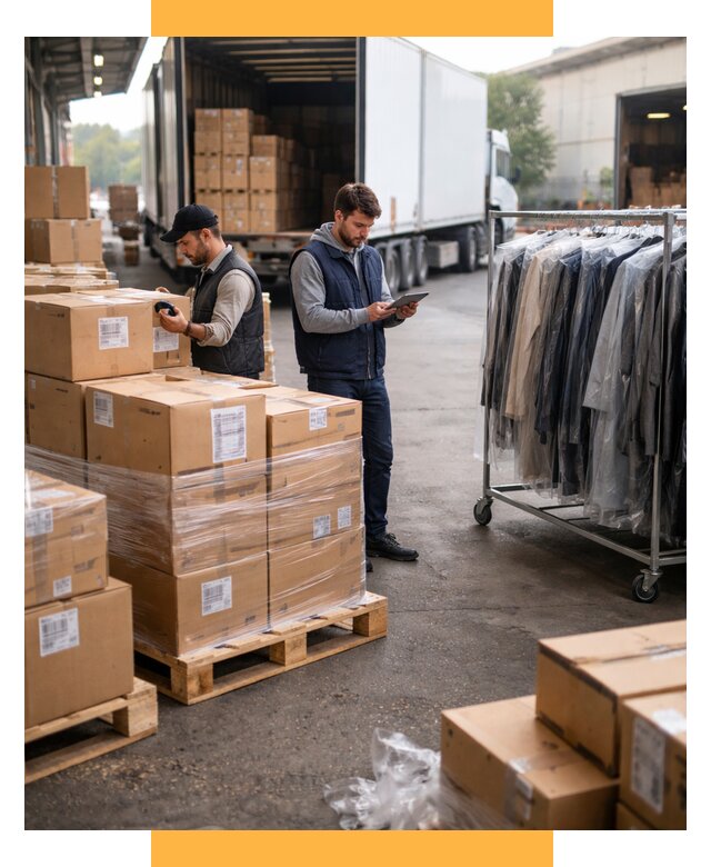 Перевозка и доставка одежды из Китая от 7598 р., СетСервис-Нгн