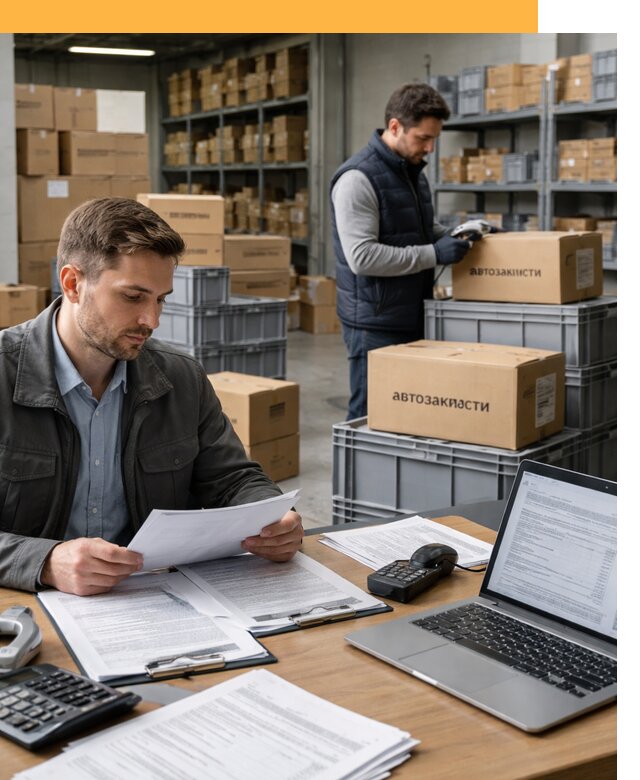 Таможенное оформление автозапчастей по выгодным тарифам от 8611